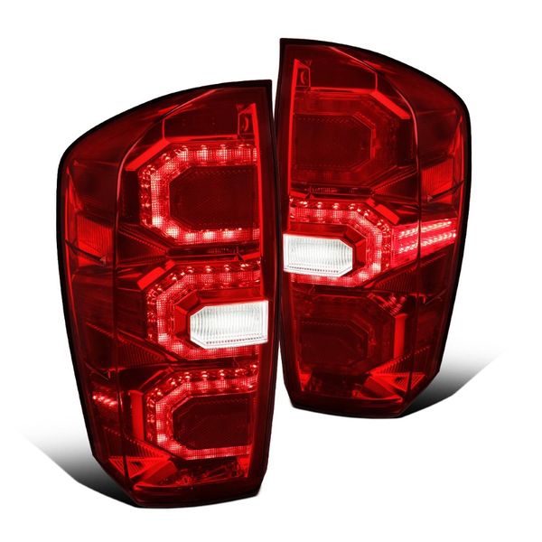 SpecD 20162023 Toyota Full LED Tail Lights w/ C Shape DRL