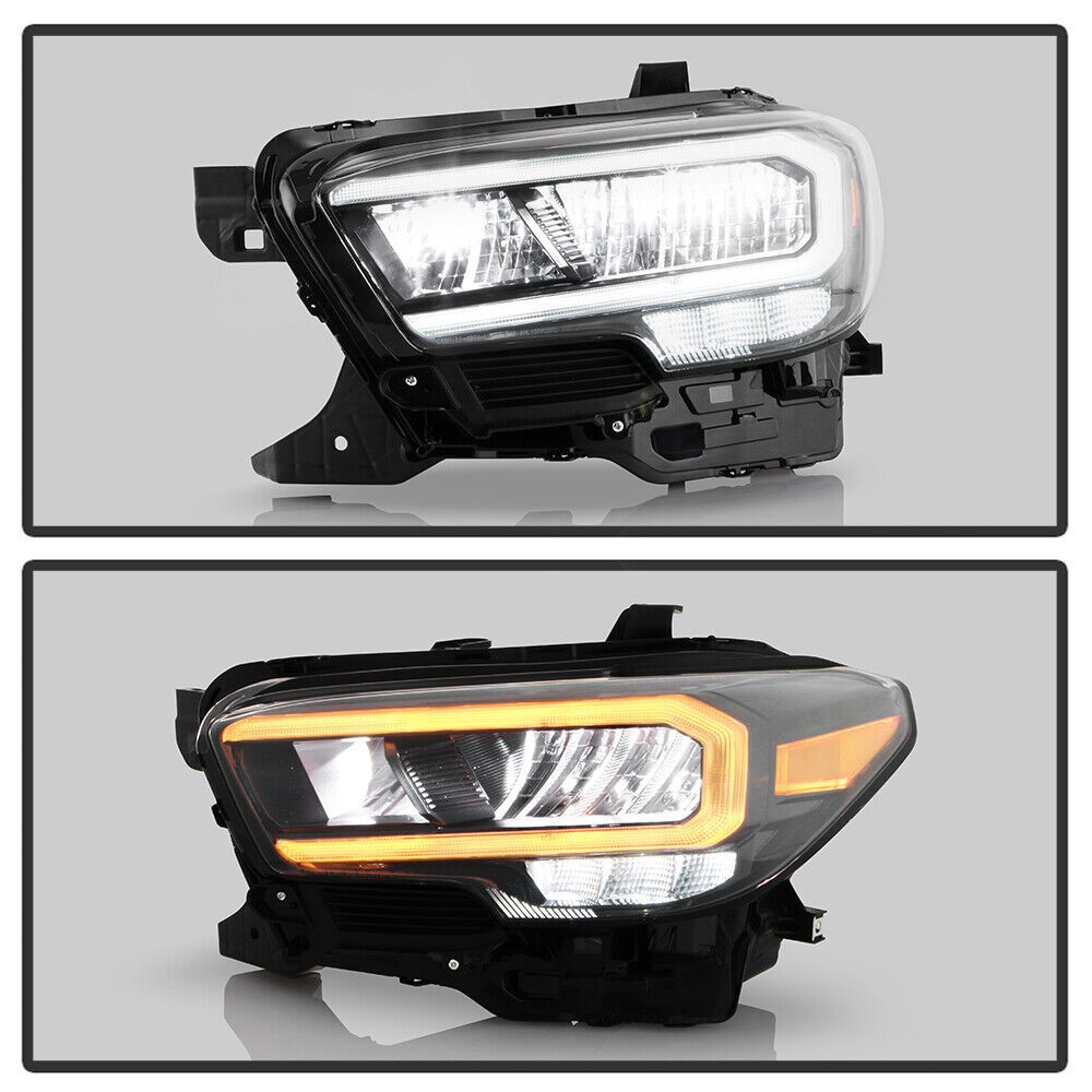 2016-2022 Toyota Tacoma [Halogen Upgrade] to Full LED Black Housing ...