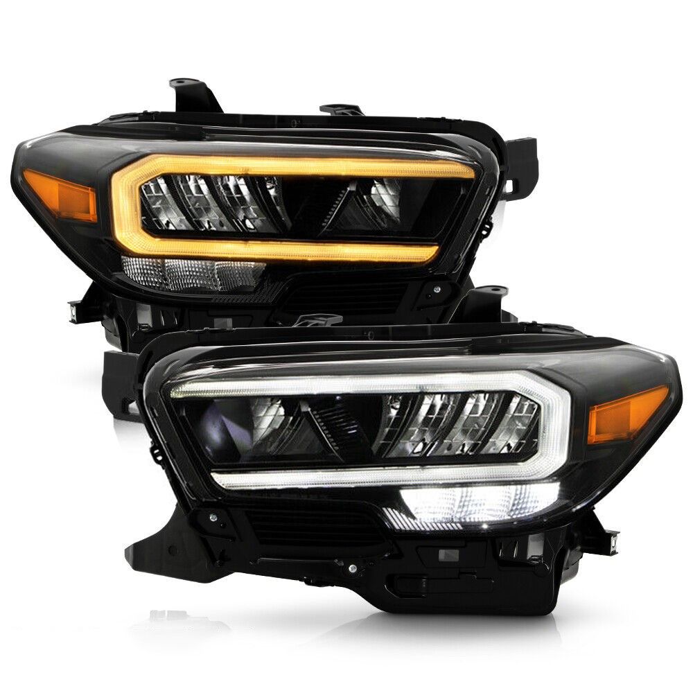 2016-2022 Toyota Tacoma [Halogen Upgrade] to Full LED Black Housing ...