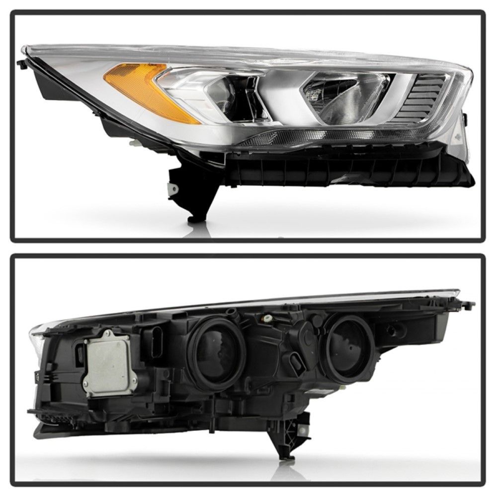 20172019 Ford Escape Chrome [Halogen Beam] LED DRL Projector Headlight