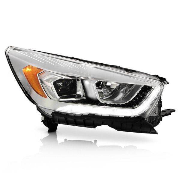 20172019 Ford Escape Chrome [Halogen Beam] LED DRL Projector Headlight