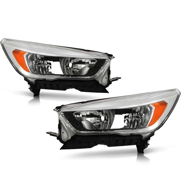 Spyder Auto 20172019 Ford Escape [Halogen] w/o LED DRL Chrome