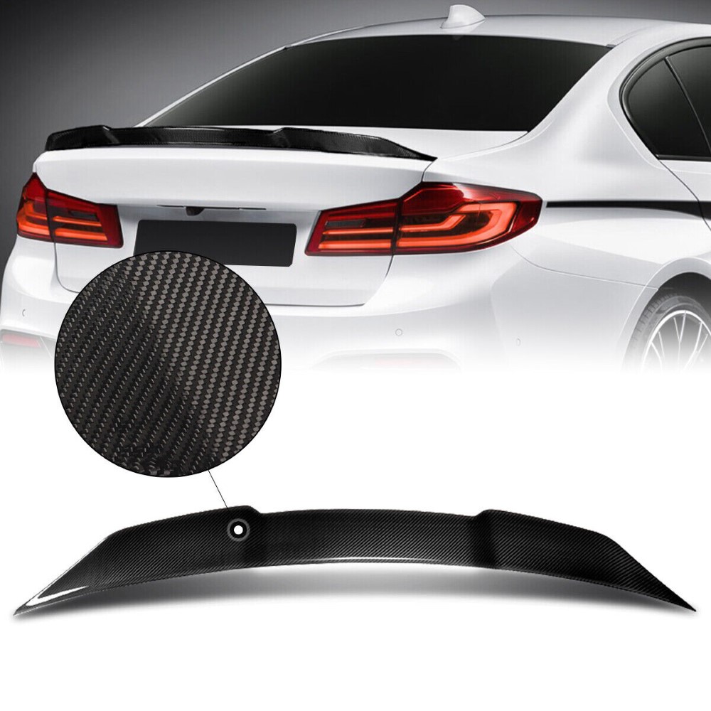 2017-2021 BMW G30 530i 540i 550i M5 Carbon Fiber Duckbill Trunk Spoiler ...