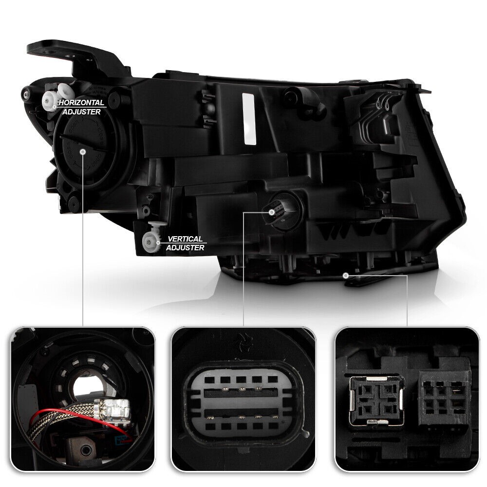 Spyder 20172021 Jeep Compass HID/Xenon LED DRL Projector Headlight