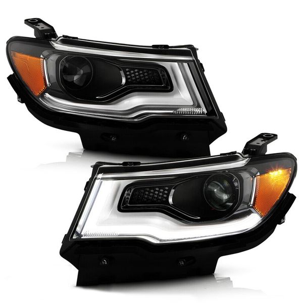 Spyder 20172021 Jeep Compass HID/Xenon LED DRL Projector Headlight