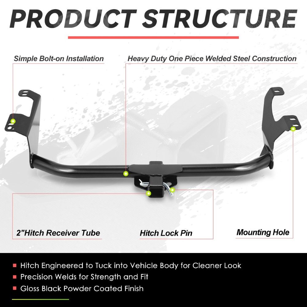 20172023 Chrysler Pacifica Class3 Trailer Tow Hitch Receiver 2" w