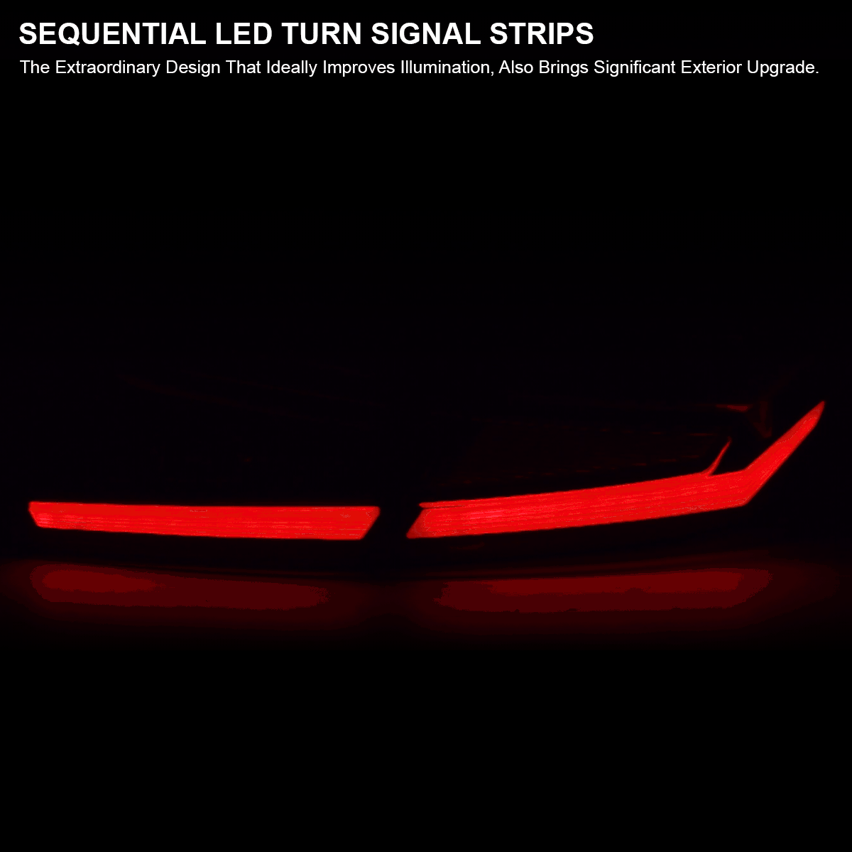 SpecD Tuning 20182022 Honda Accord Sedan Black Tail Lights LED