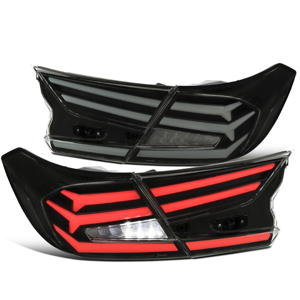 SpecD Tuning 20182022 Honda Accord Sedan Smoked Tail Lights LED