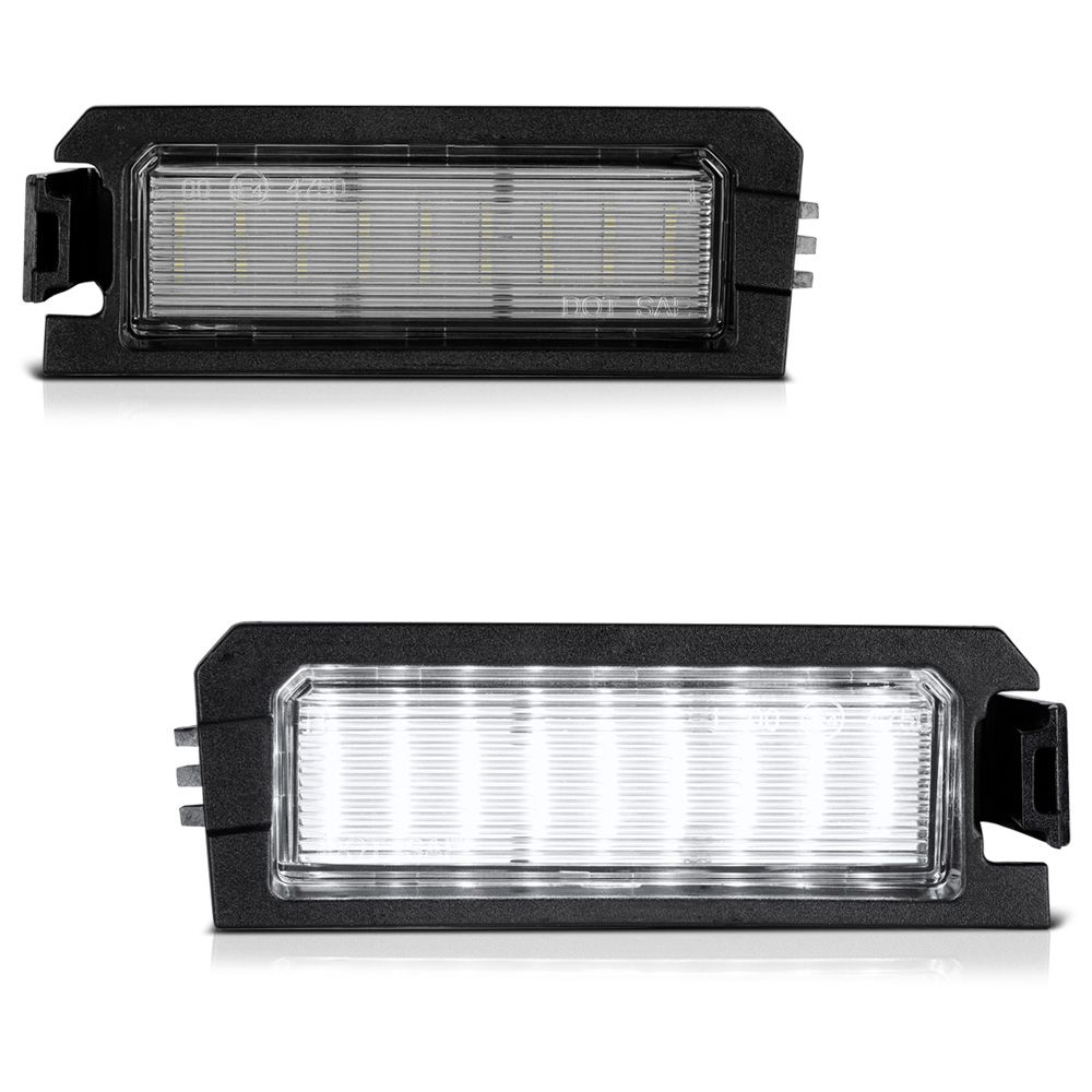 2pcs LED License Plate Light Lamp Assembly for Hyundai Elantra Sedan