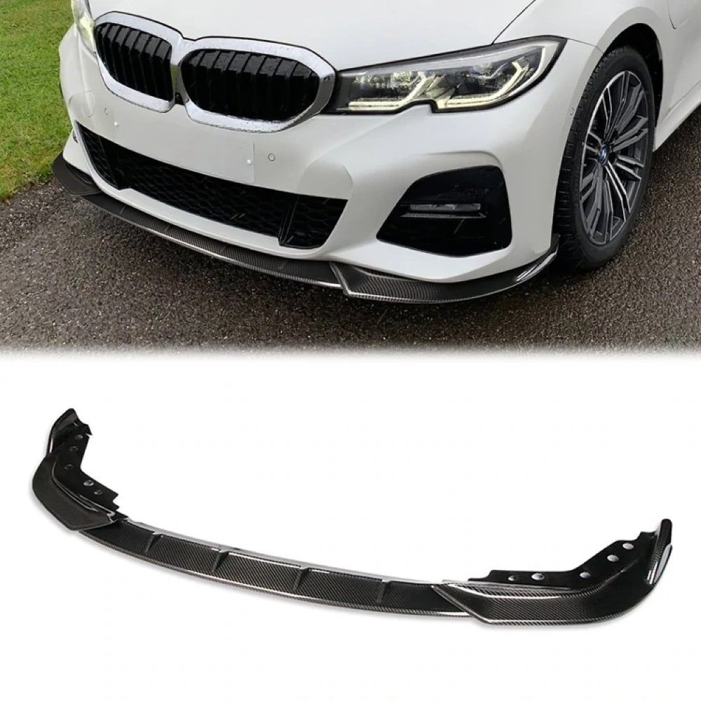 2019-2020 BMW 330i M340i 330e G20 M Sport Front Bumper Lip - 3 Pieces ...