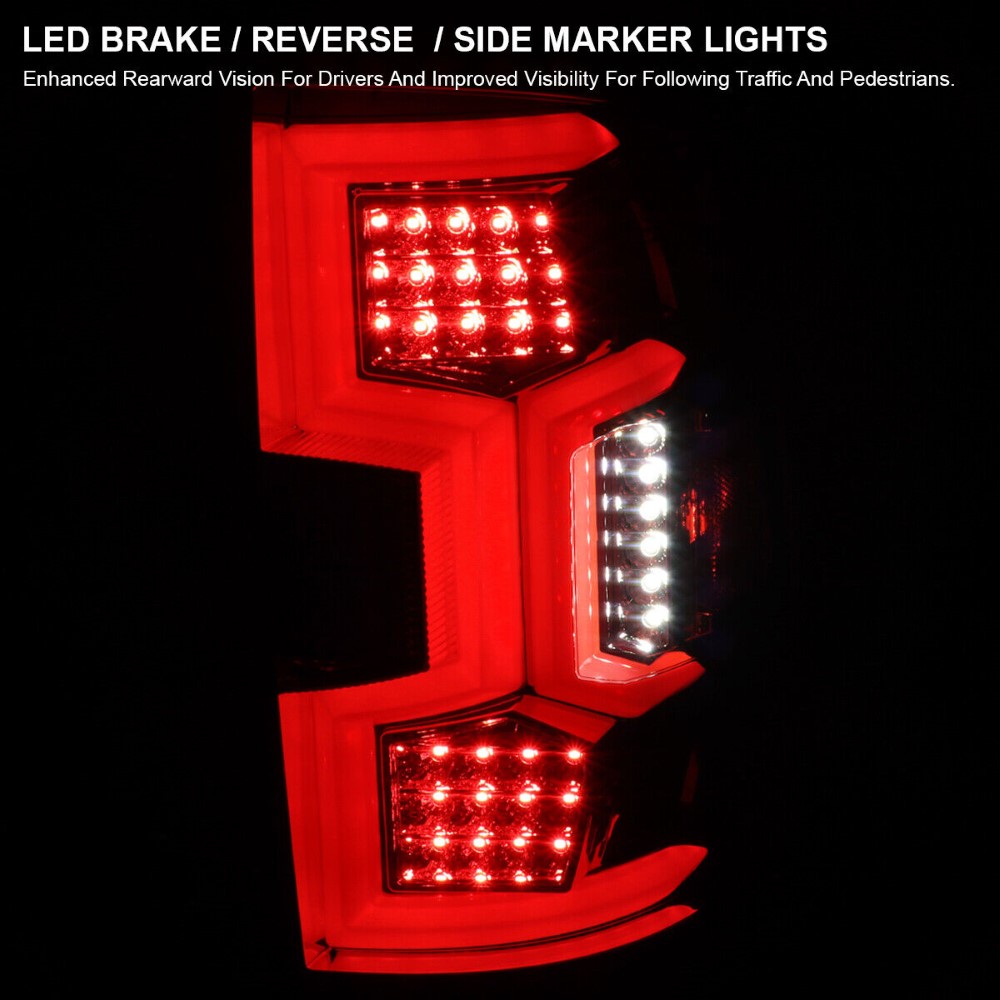 SpecD 20192022 Dodge Ram 2500/3500 Optic Tube LED Tail Lights w