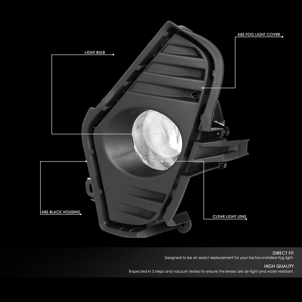 Front Bumper Fog Light Covers For 2019-2024 Toyota RAV4 LE/XLE/SE/XSE – Left & Right