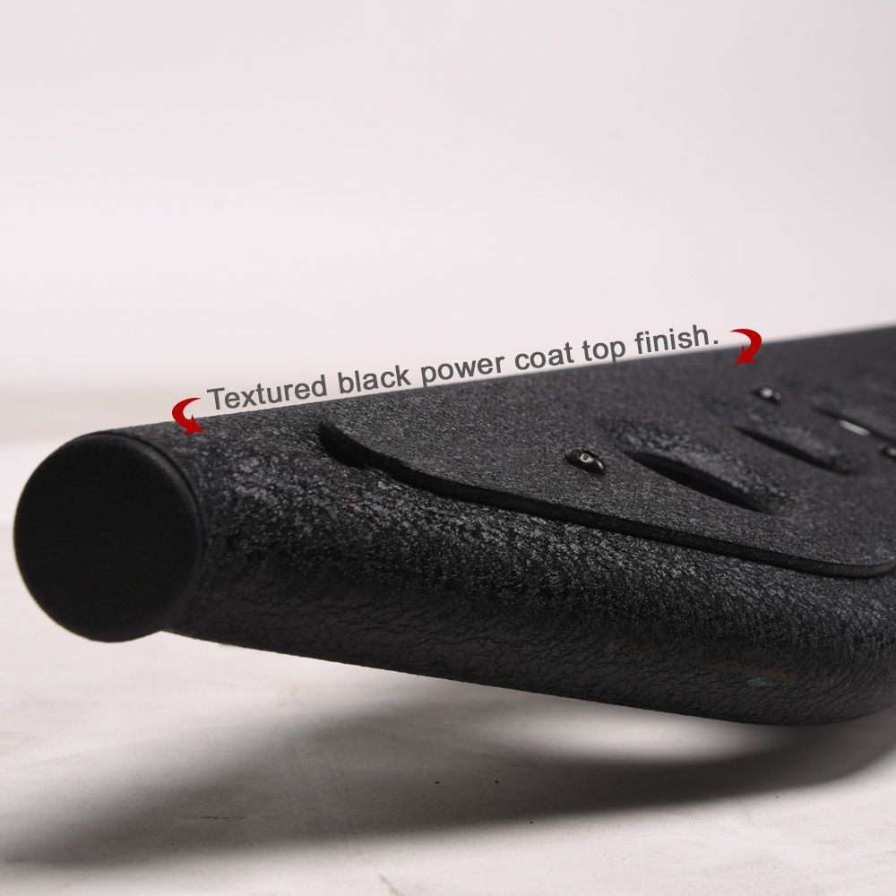 20052021 Toyota Double Cab Rock Slider Step Bars Textured Black