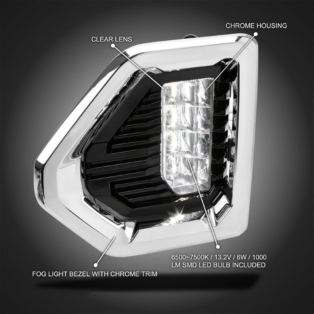 SpecD 20192021 GMC Sierra 1500 Denali Switchback LED Fog Lights