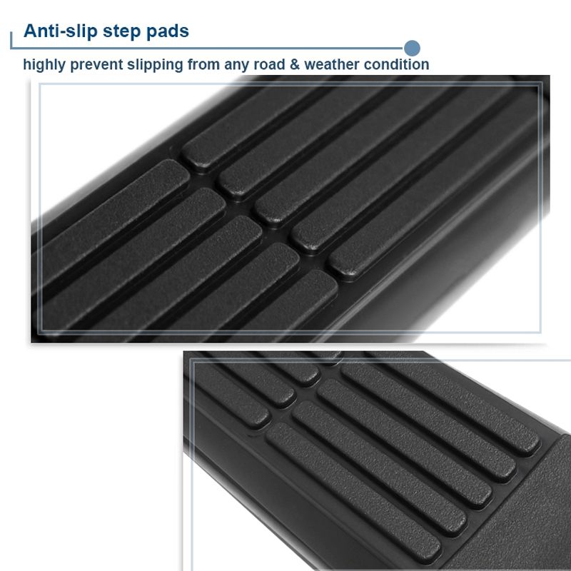 20202021 Toyota Highlander Chrome 3" Side Step Nerf Bars Running Board