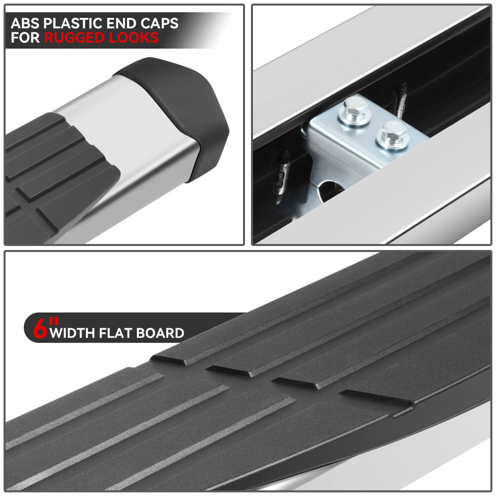 20222023 Toyota Tundra CrewMax Cab 6" Flat Side Step Bar Running