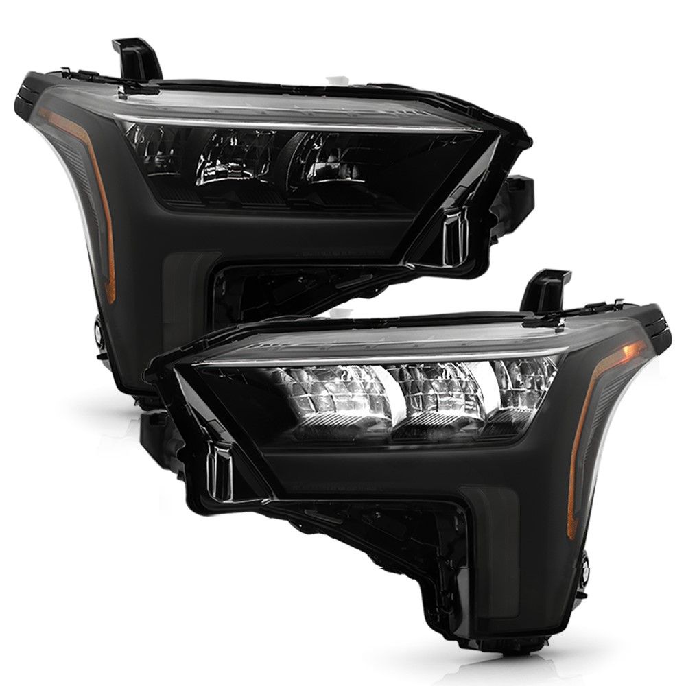 2022-2024 Toyota Tundra LED Reflector Headlights w/ Incandescent Turn ...