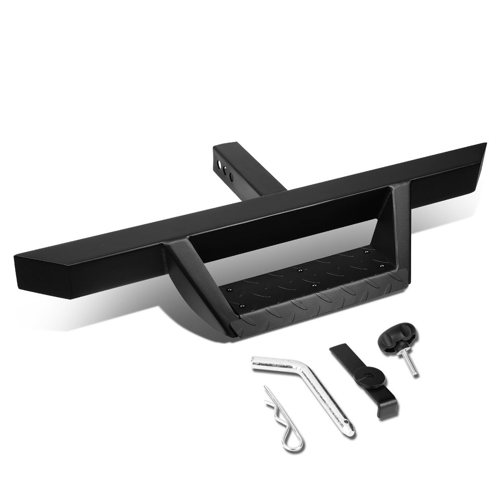 32.5" x 2.25" Diamond Square Class III 2" Receiver Hitch Step Bar (Black)