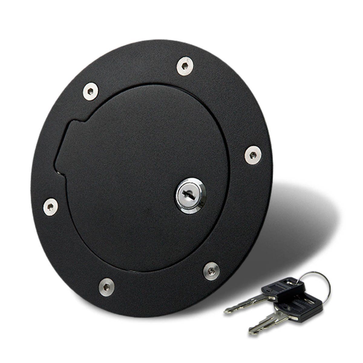 9401 Dodge Ram Fuel Gas Tank Door with Lock (Black Coated) DR DH D1