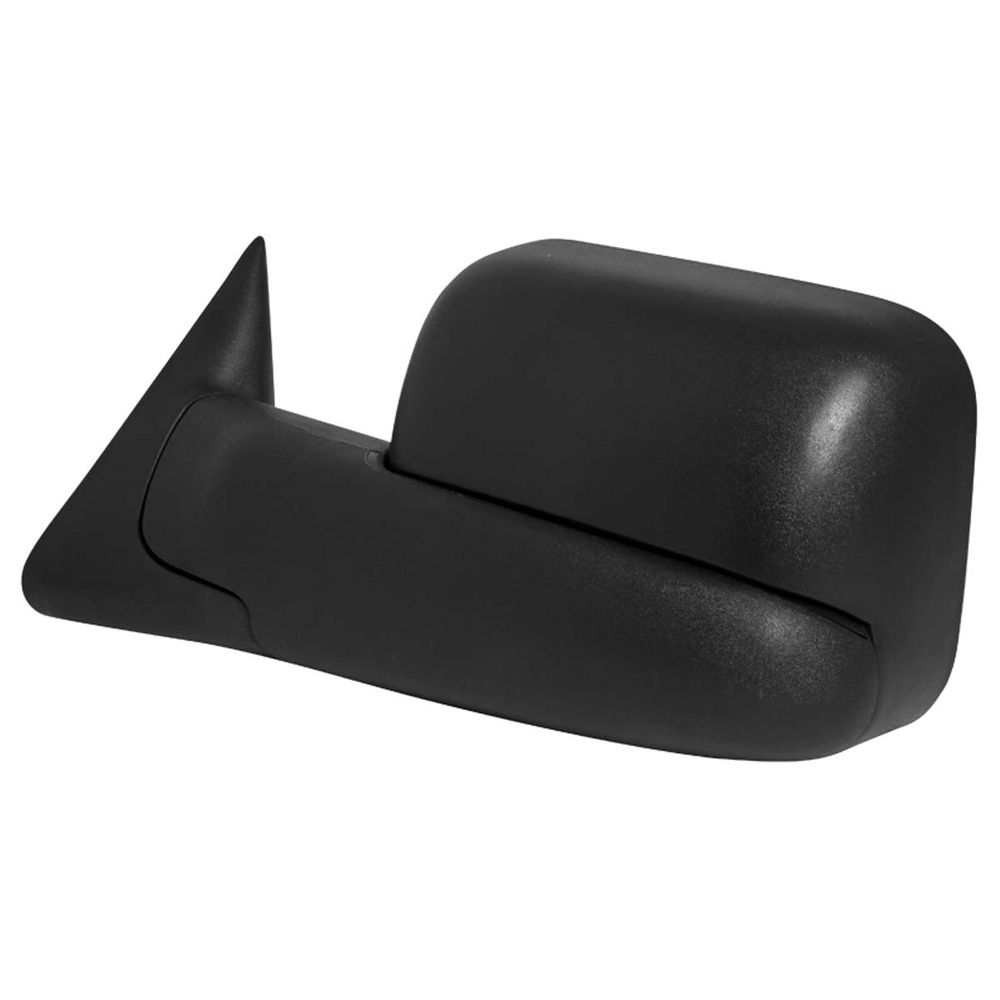 Pair Of Power Towing Mirrors For 1994-1997 Dodge Ram 1500/2500/3500 - Black, Manual Extend