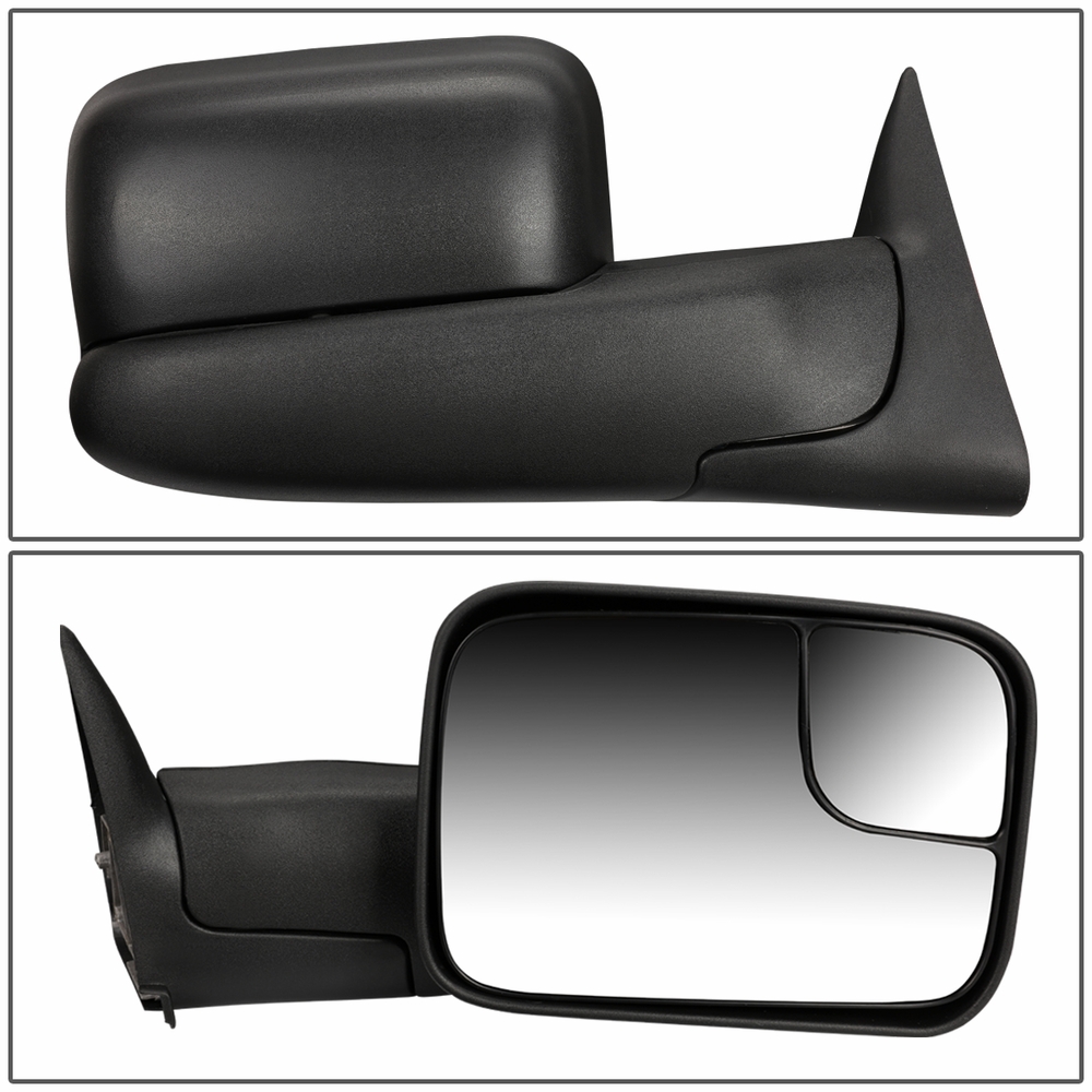 Factory Style Tow Mirrors 9497 Dodge Ram Truck Manual Adjustment