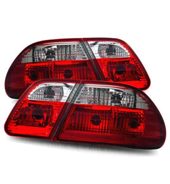 19962002 Mercedes Benz EClass W210 Euro Altezza Tail Lights Red / Clear