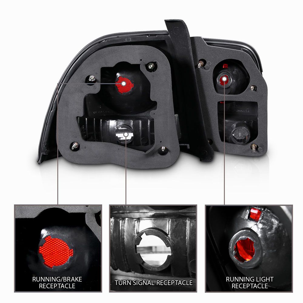 9697 Honda Accord Altezza Tail Lights Black