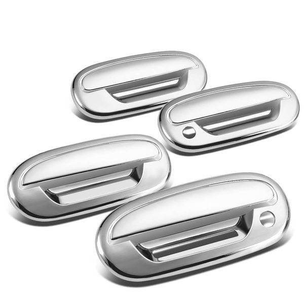Chrome Tailgate Handle Cover Chrome Mirror & Door Handle Kit For Chrome Tailgate Handle Cover Chrome Mirror & Door Handle Kit For