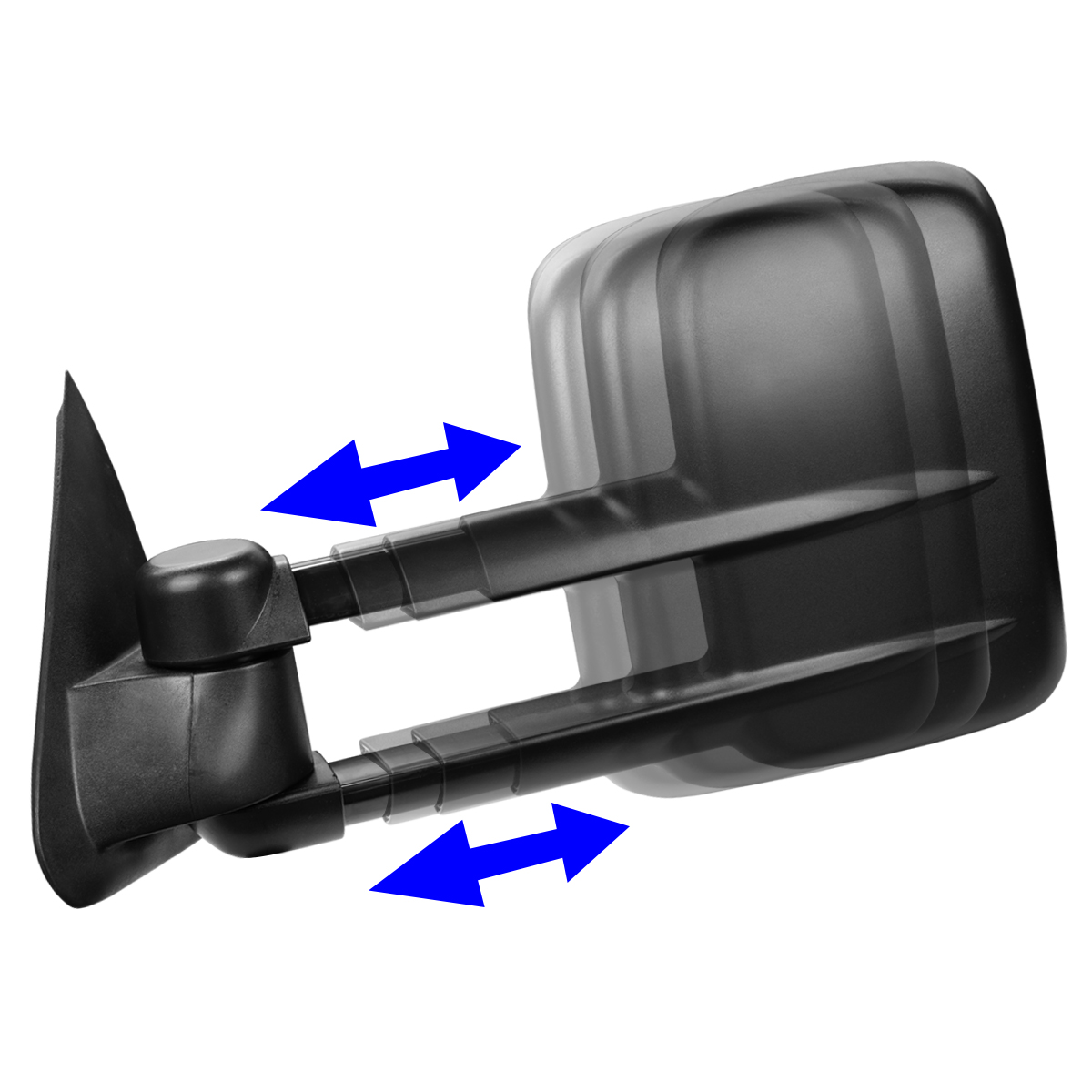 Factory Style Tow Mirrors 9703 Ford F150 / F250 (Heavy Duty Size) Extendable / Power