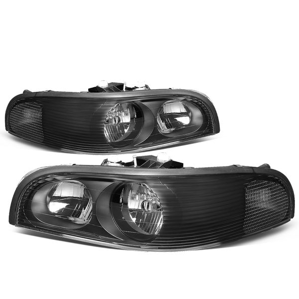 9705 Buick Park Avenue OEStyle Replacement Headlights Black