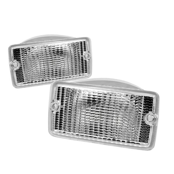 9706 Jeep Wrangler TJ Bumper Signal Parking Lights Clear