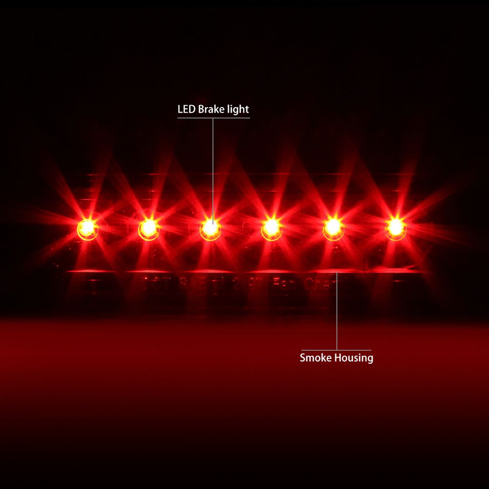 9706 Jeep Wrangler TJ Rear High Mount LED 3rd Third Brake Light Lamp