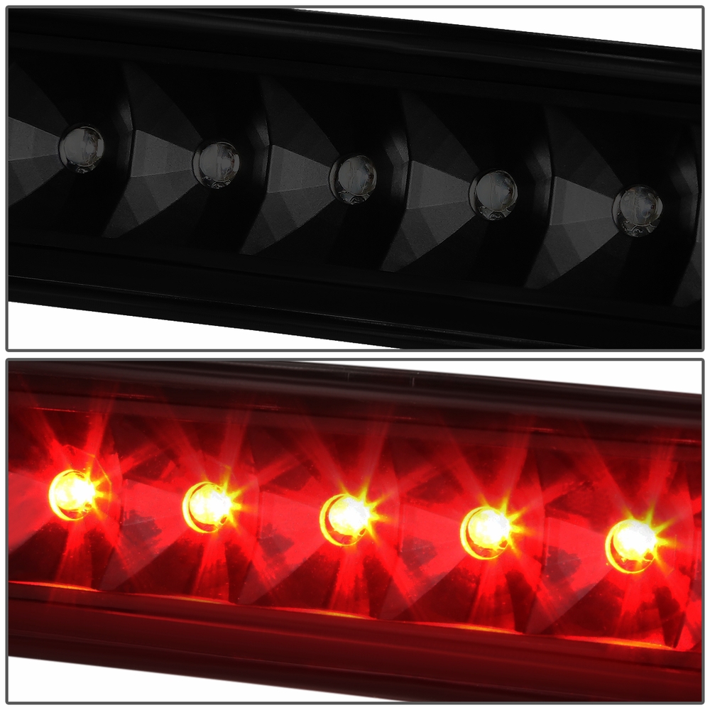 9706 Jeep Wrangler TJ Rear High Mount LED 3rd Third Brake Light Lamp