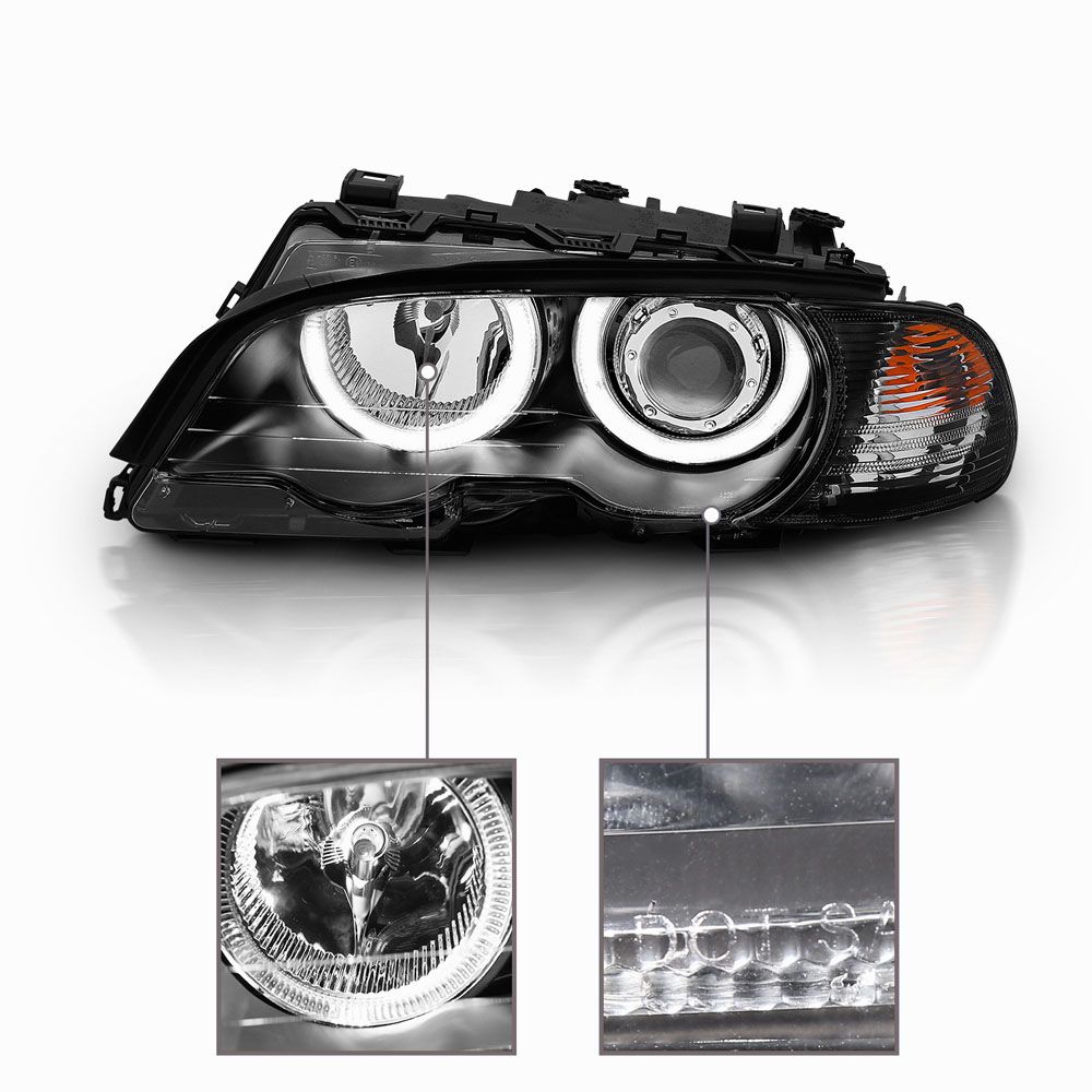 9901 BMW E46 3Series E46 Coupe Angel Eye LED Halo Projector