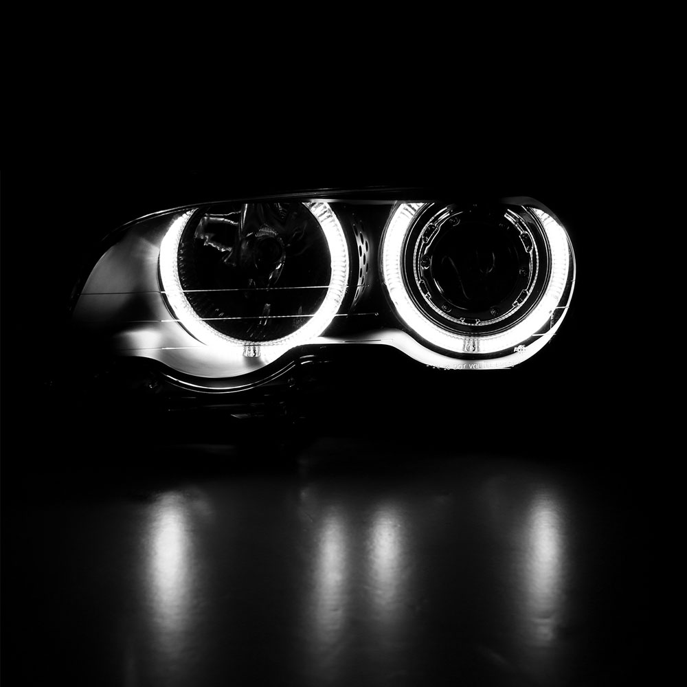 9901 BMW E46 3Series E46 Coupe Angel Eye LED Halo Projector