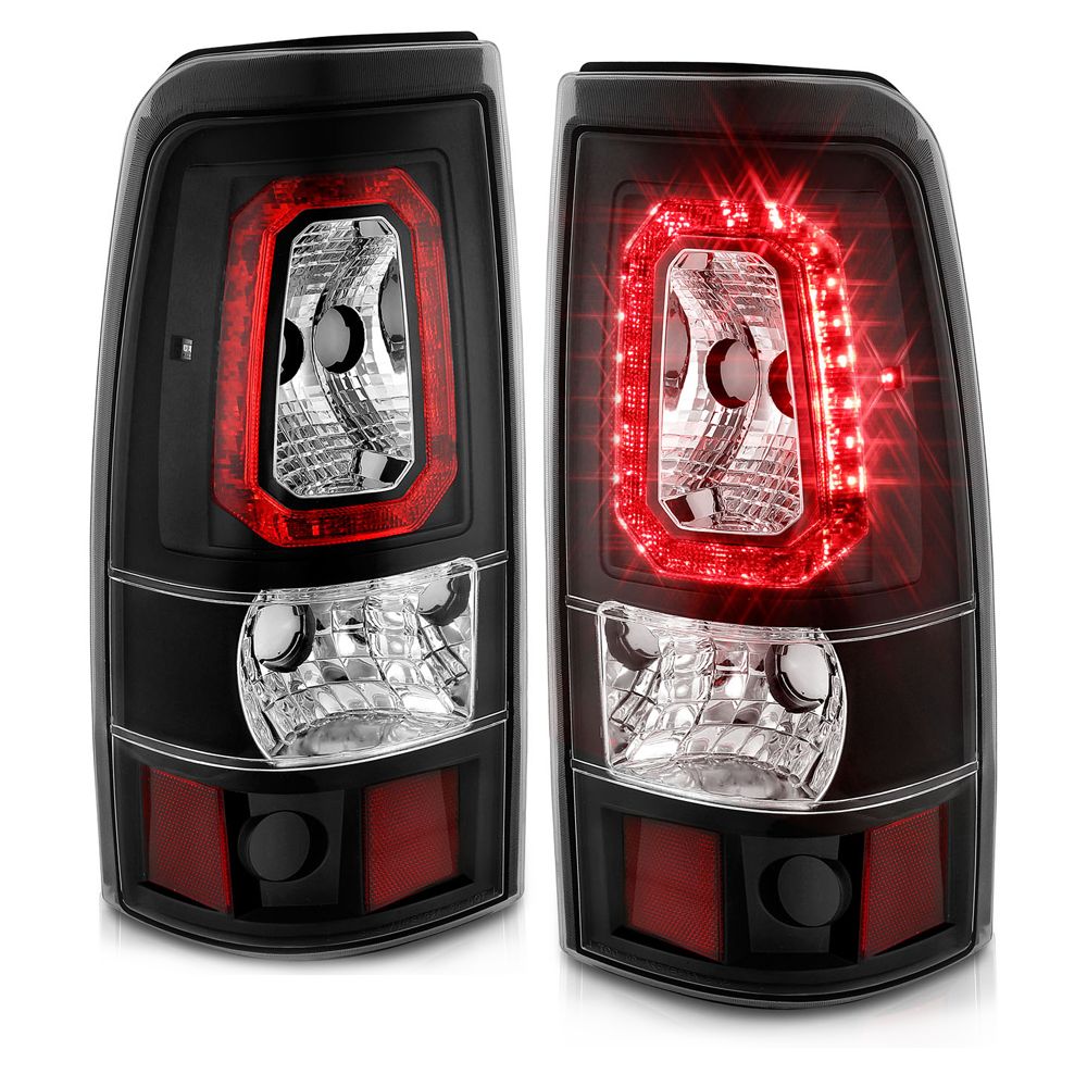 9902 Chevy Silverado / GMC Sierra LED Tail Lights Black