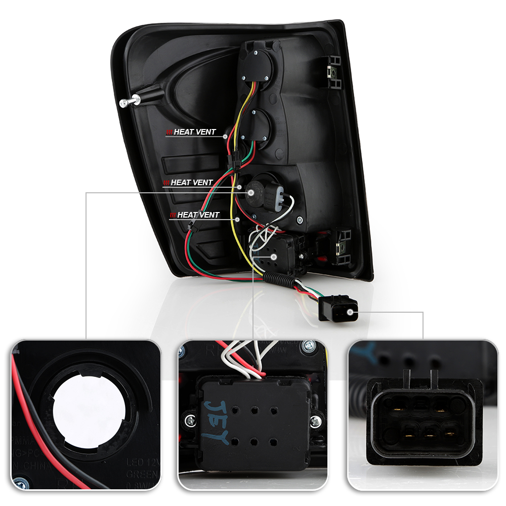 Spyder 9904 Jeep Grand Cherokee Euro Style Bright LED Tail Lights