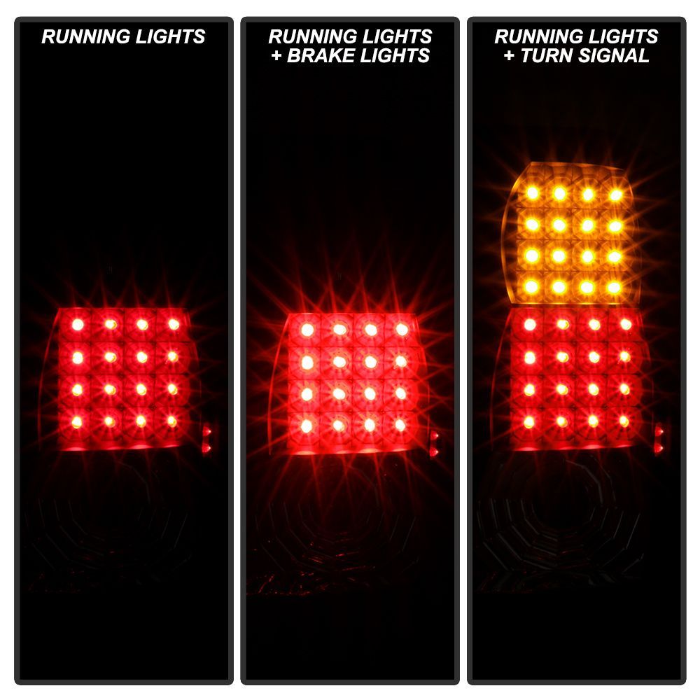 Spyder 9904 Jeep Grand Cherokee LED Tail Lights Black Smoked [ALTJH