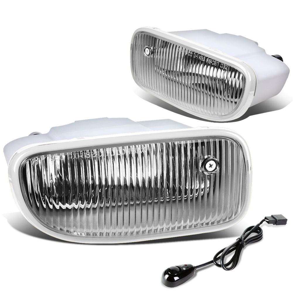 9904 Jeep Grand Cherokee Wj Clear Lens OE Bumper Fog Lights