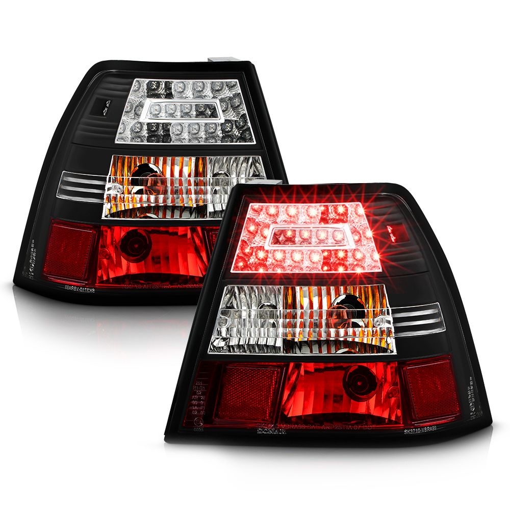 SPYDER 9905 Volkswagen Jetta Euro Style LED Tail Lights Black ALTYD