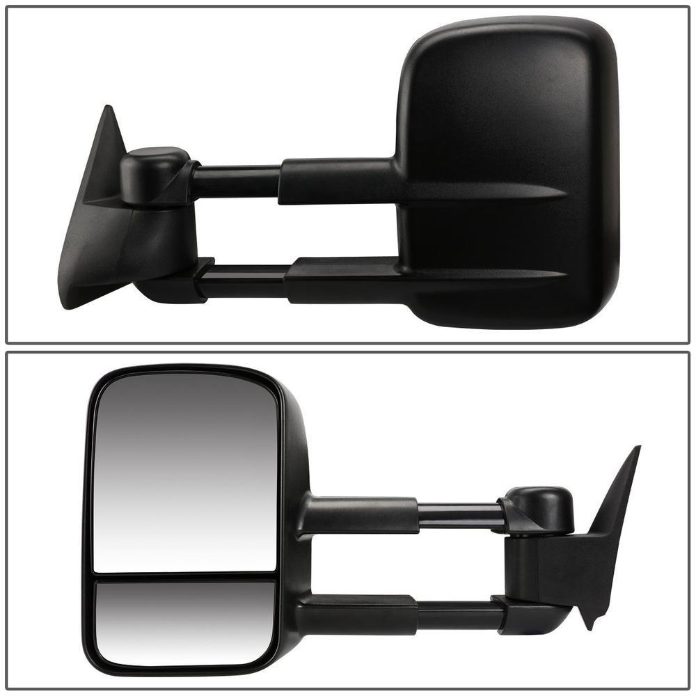 Factory Style Tow Mirrors 9906 Chevy Silverado / GMC Sierra Manual Adjustable Towing Mirrors