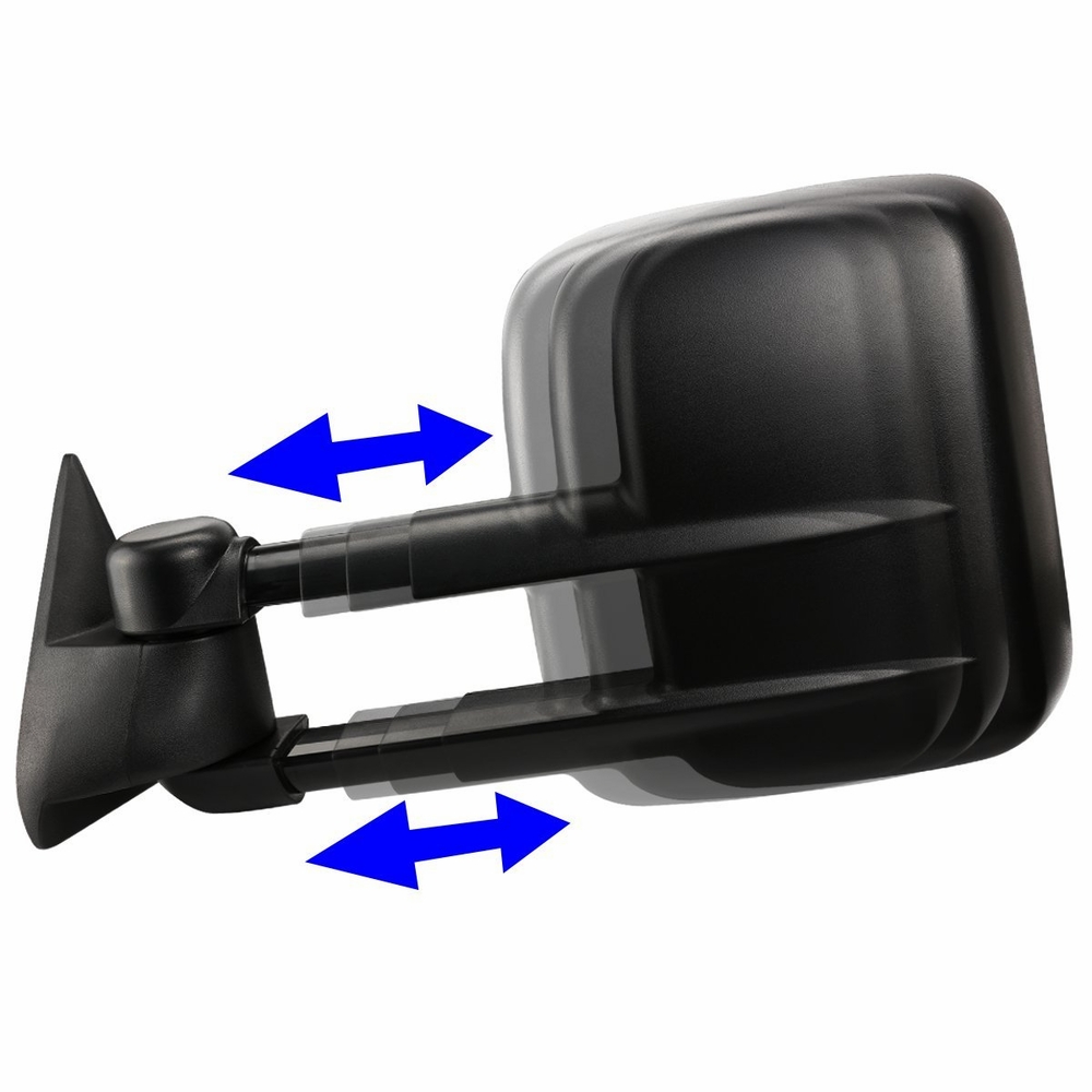 Factory Style Tow Mirrors 9906 Chevy Silverado / GMC Sierra Manual Adjustable Towing Mirrors