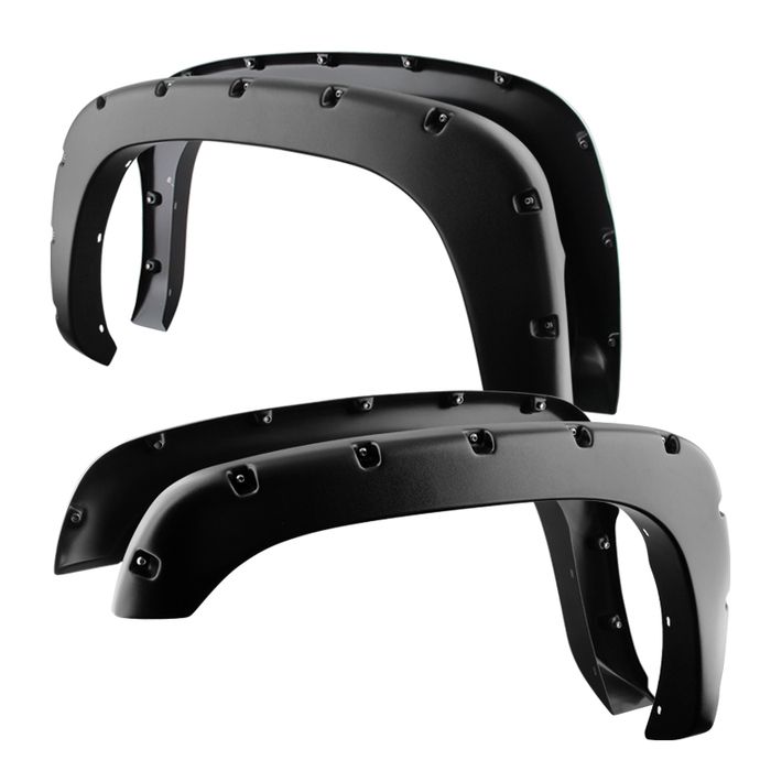 9906 Chevy Silverado GMC Sierra Texture Black Fender Flare Kit