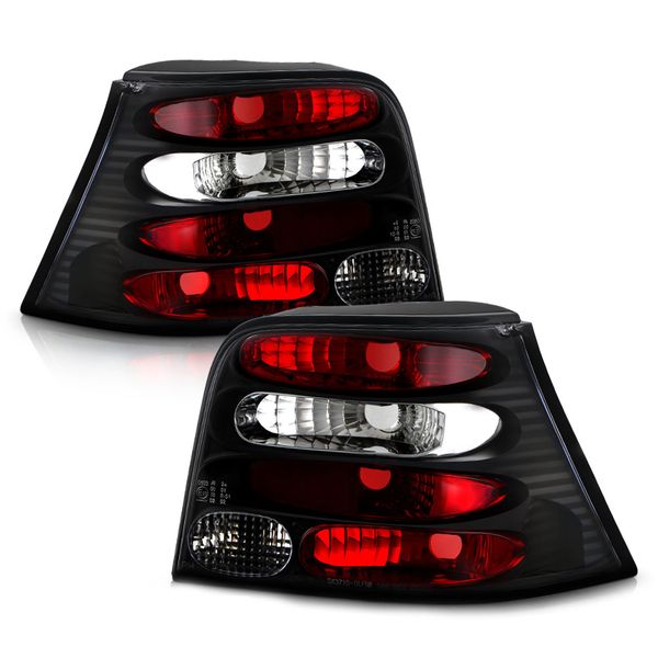 SPYDER 9906 Volkswagen Golf / R32 MK4 Euro Altezza Tail Lights Black