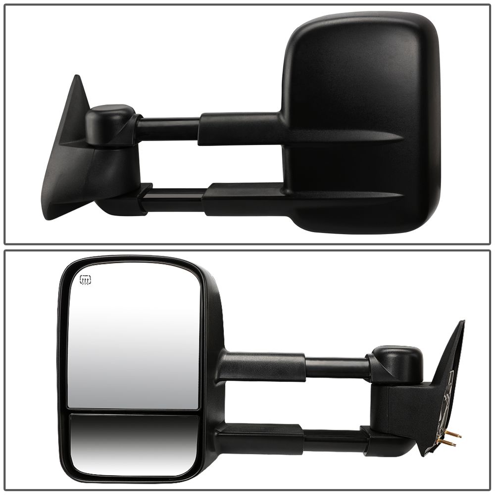 Pair Left Right White Mirror Glass W/ Back Non-heated For Chevrolet For GMC - Foto 9