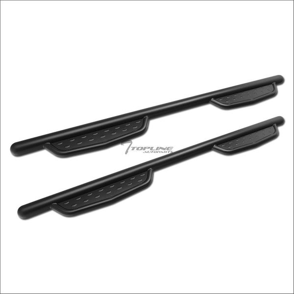 9916 Ford F250/F350 SD Crew Cab 3" Hoop Step Side Nerf Bars Matte Black