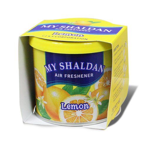 AIR FRESHENER MY SHALDAN 80G ROUND CAN LEMON SCENT