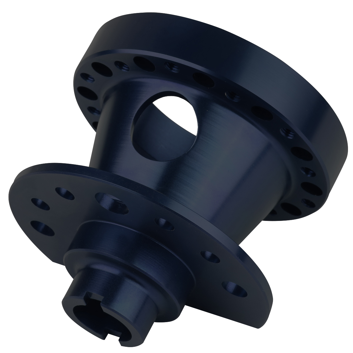 Aluminum Steering Wheel 6Hole Hub Adaptor Kit Blue Civic / CRX / Integra