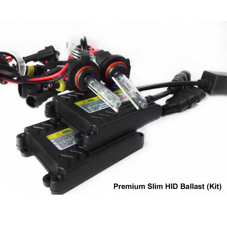 H1 Bulb HID Xenon Conversion Kit With Slim Ballast 3000K 5000K 6000K ...