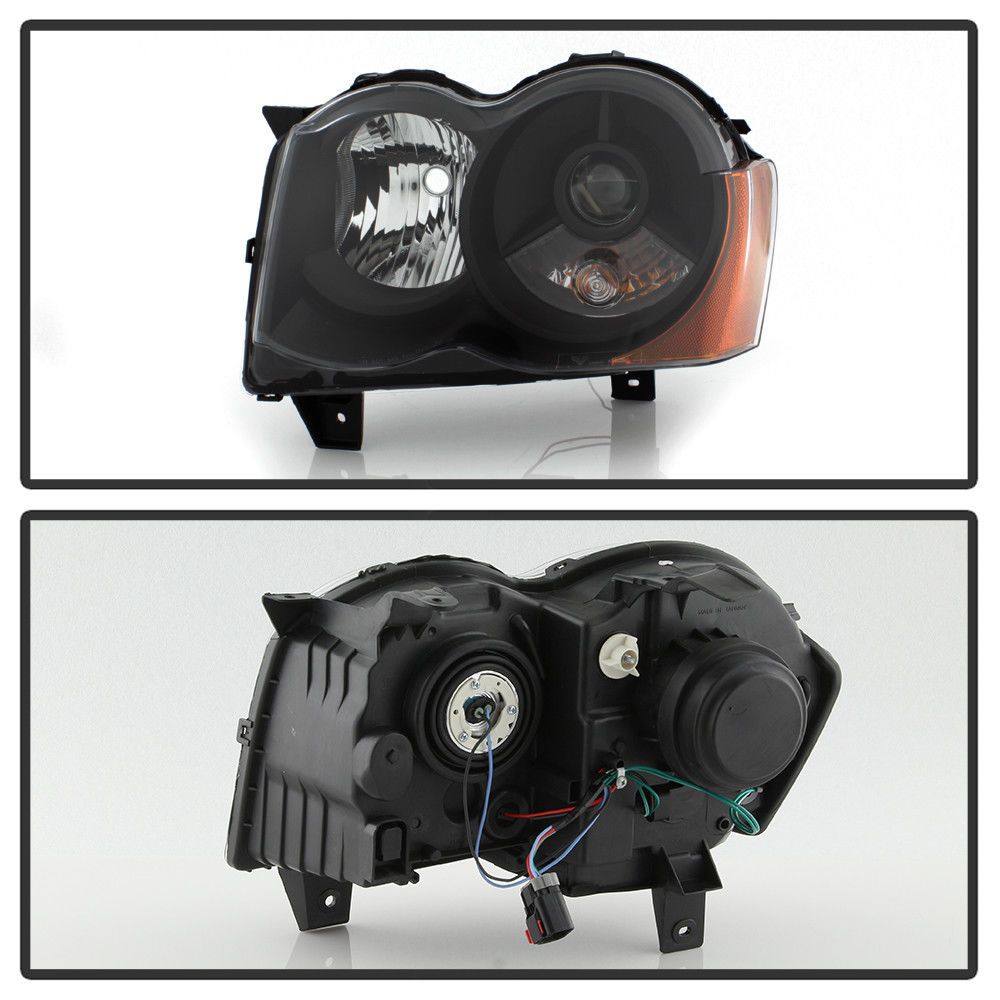 HID Xenon + 0810 Jeep Grand Cherokee [Halogen Model] OEM Style